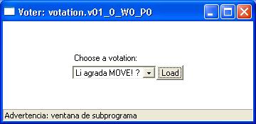 control del modelo votation