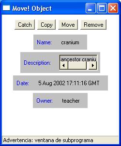 control del model <i>object</i>